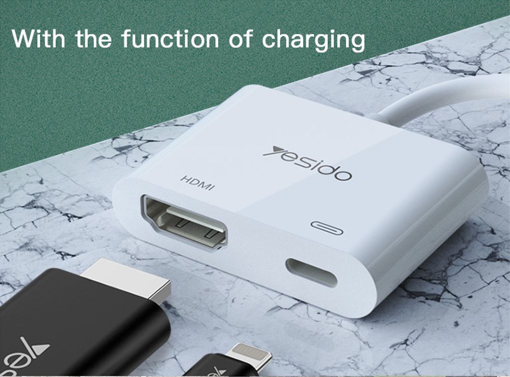 YESIDO HM06 Lightning til HDMI lyd- og videoadapter
