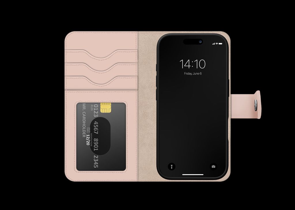 iDeal of Sweden iPhone 17 Pro Max Magnet Wallet - Pink