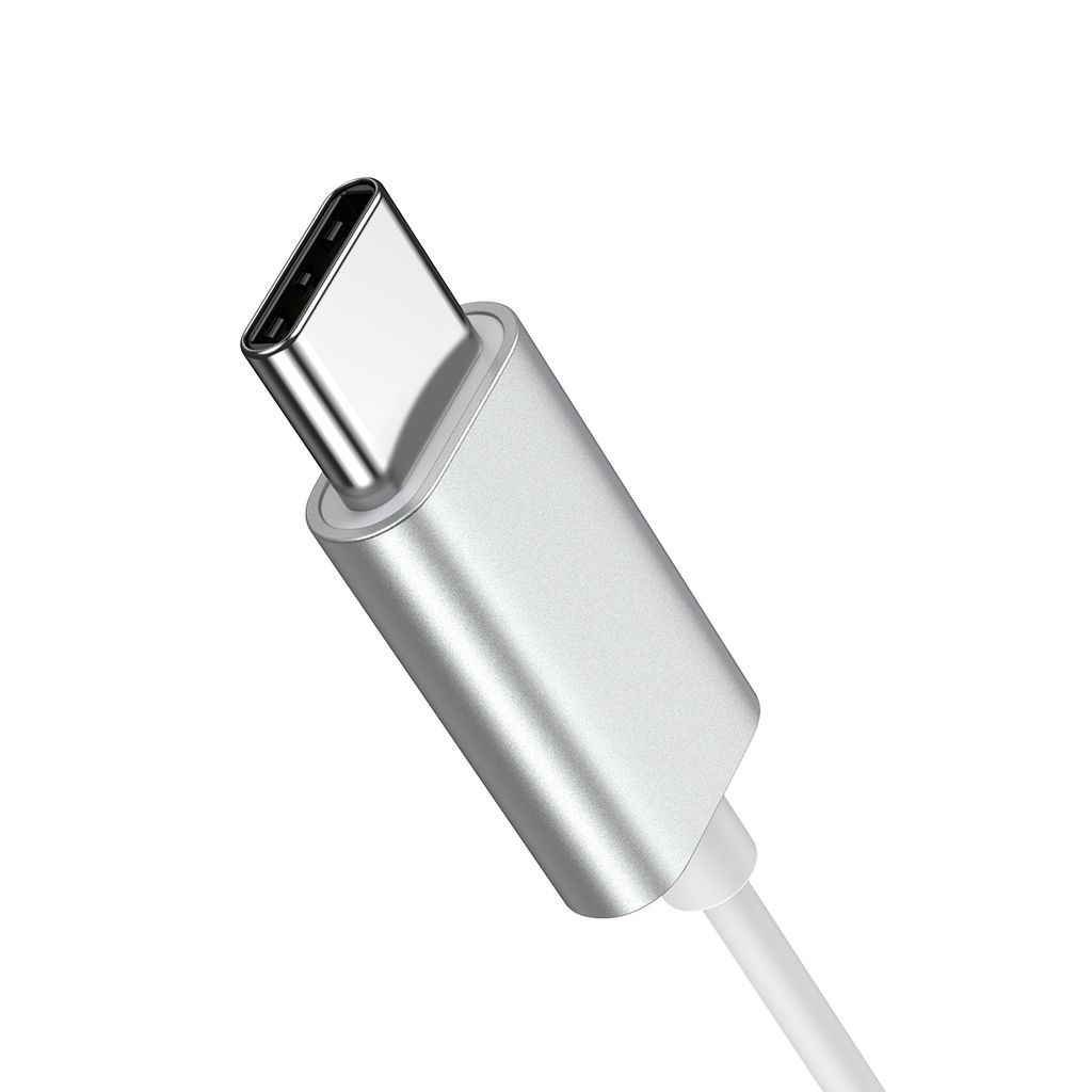 Joyroom JR-EC06 USB-C in-ear hörlurar – vit - Teknikdelar.se
