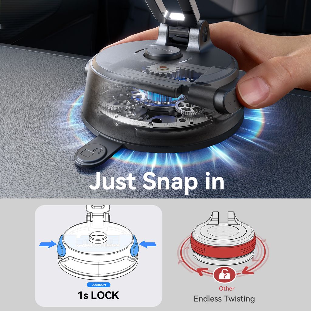 Joyroom JR-ZS510 MagSafe telefonhållare för bil med Sugkopp – svart