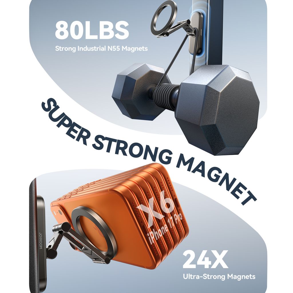 Joyroom JR-ZS520 Magsafe Biltelefonholder - Sort