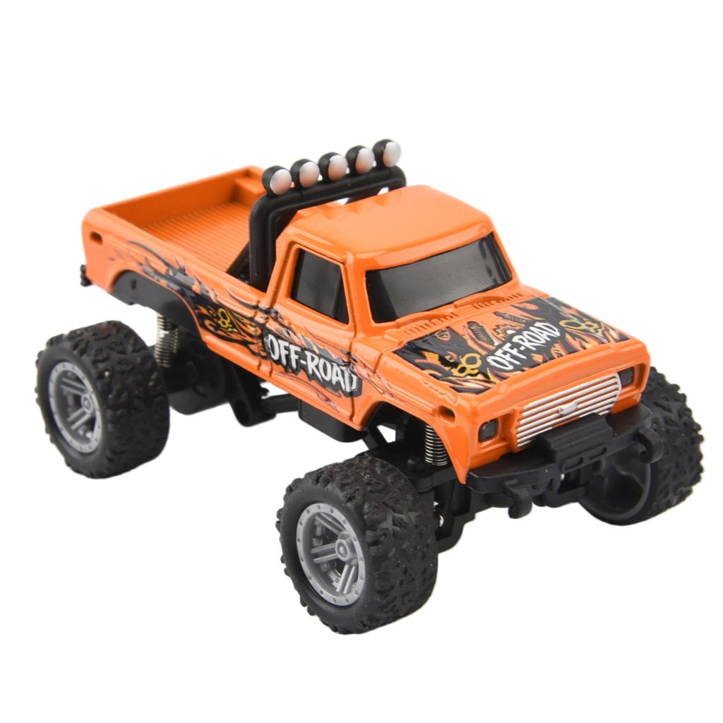 ZapToys Micro Metal Off-Road Truck radio-ohjattava auto – oranssi