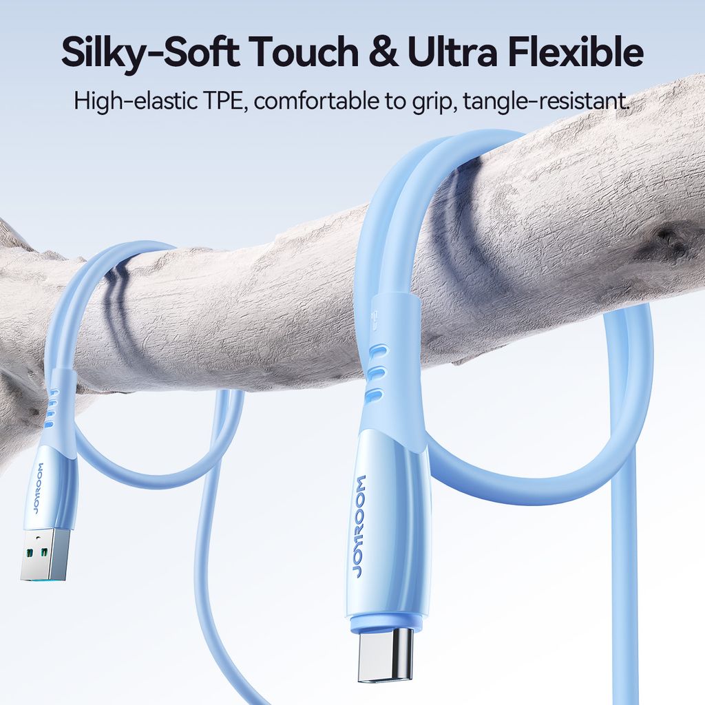 Joyroom S-A59 hurtigladekabel USB-A til USB-C 1,2m – Blå