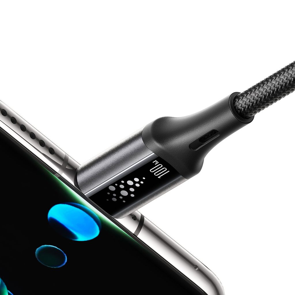 Joyroom S-A60 hurtigopladerkabel USB-C til USB-C 100W – 1,2 m, sort