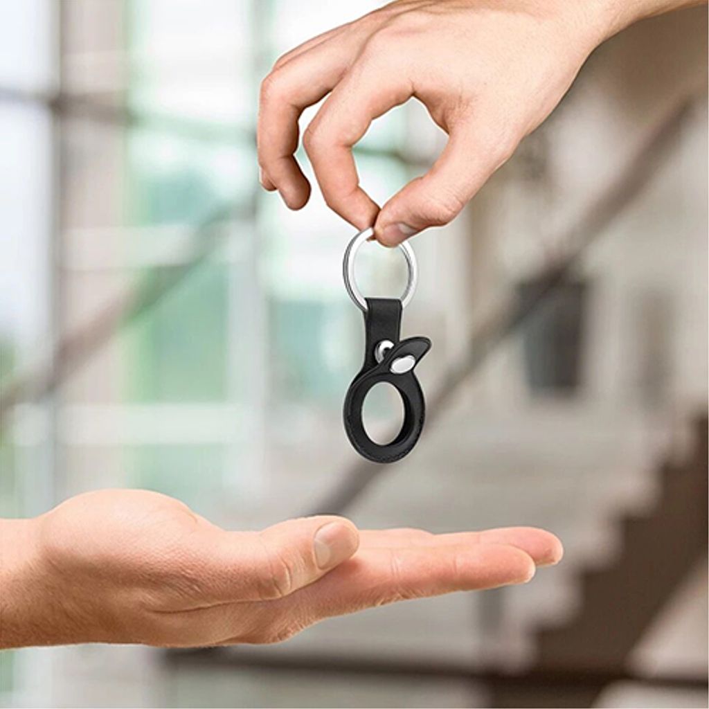 SiGN Smart Bluetooth Finder + nyckelring i konstläder – svart