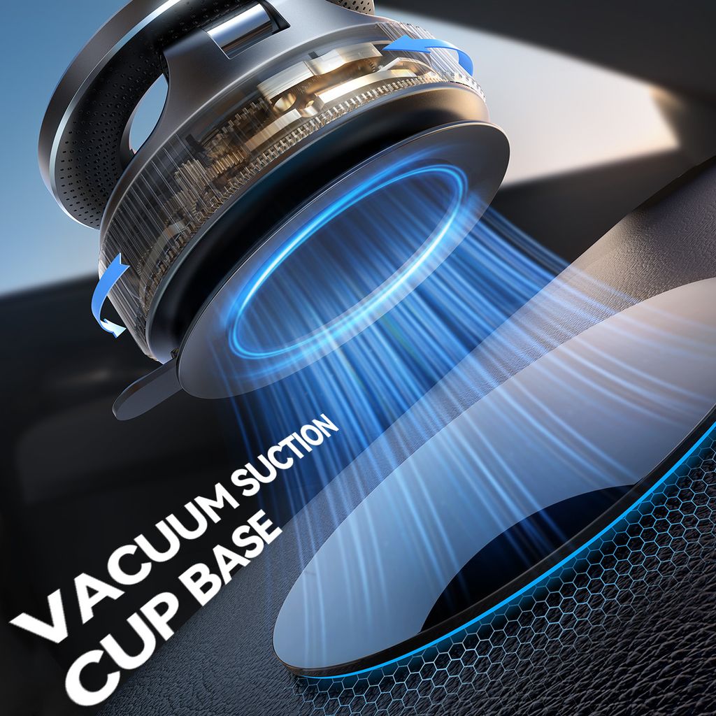 SiGN Magneettinen Puhelinteline Autolle Taittuvalla Muotoilulla – Musta