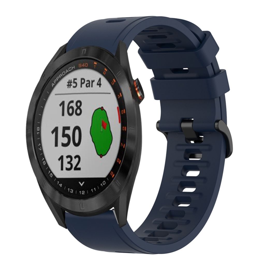 Garmin Approach S40 Urrem i silikone ensfarvet - Blå