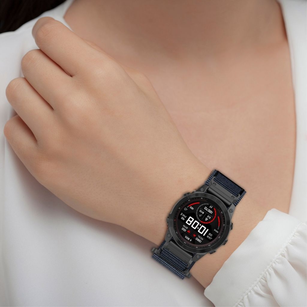 Garmin Fenix 7X Pro 51mm Klokkereim i nylon - Oransje
