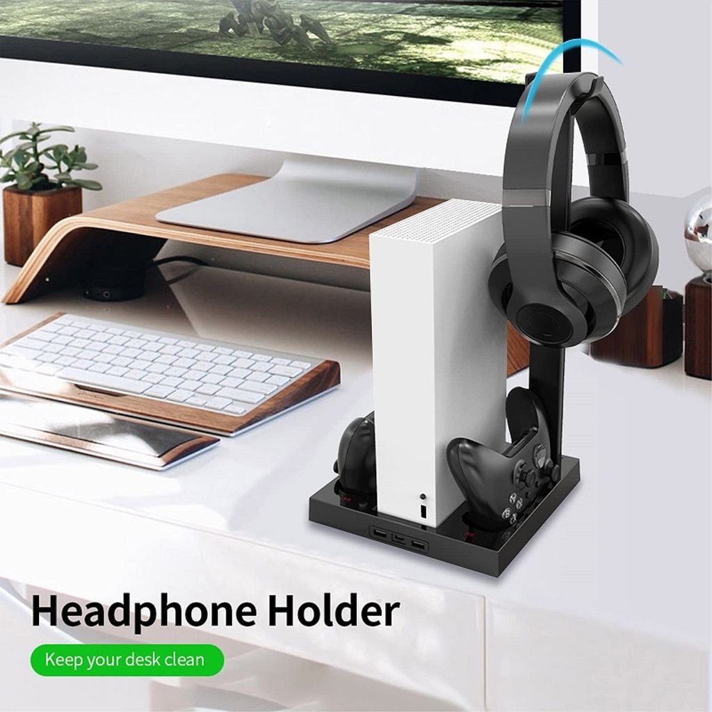 iPlay Kylningsbas & Laddstation för Xbox Series S – Svart