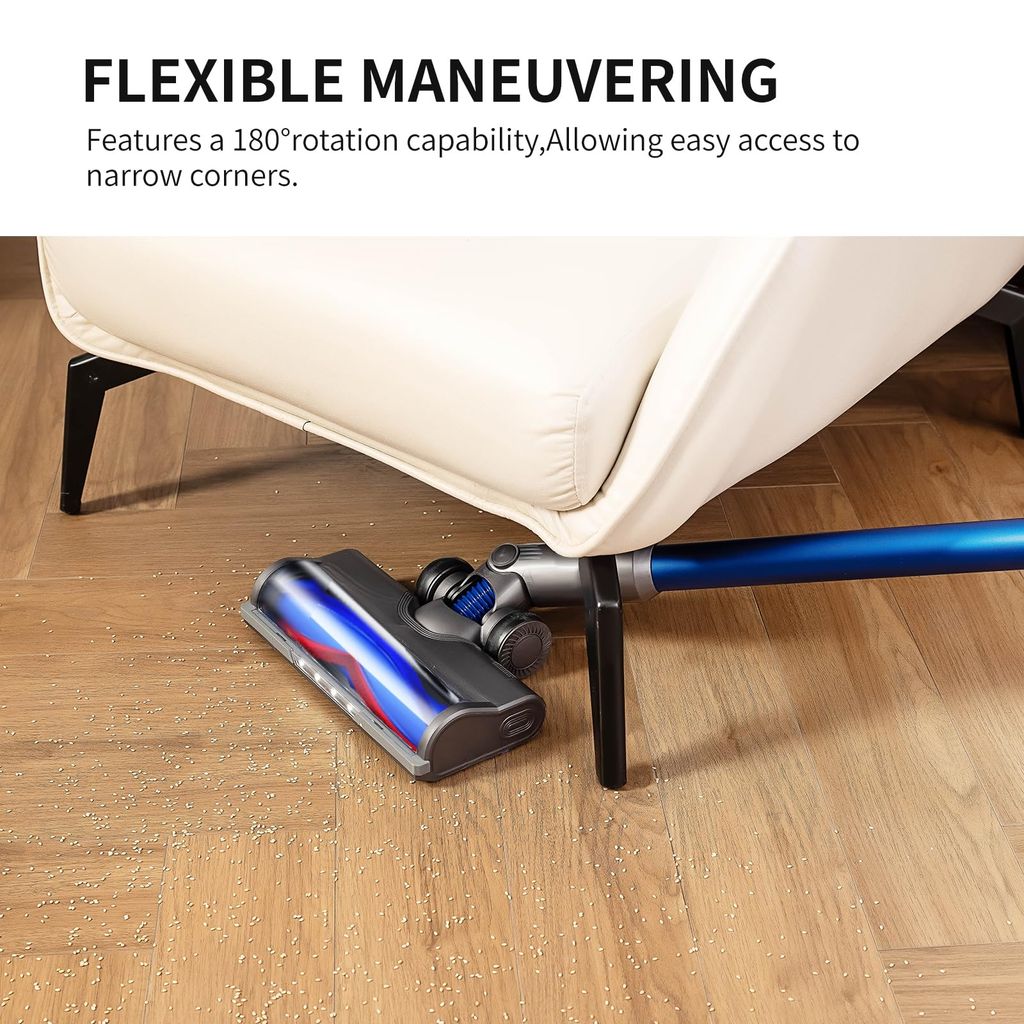 LED-børste med direkte drift og floker mot floker til Dyson V7/V8/V10/V11/V15/V8 Slim