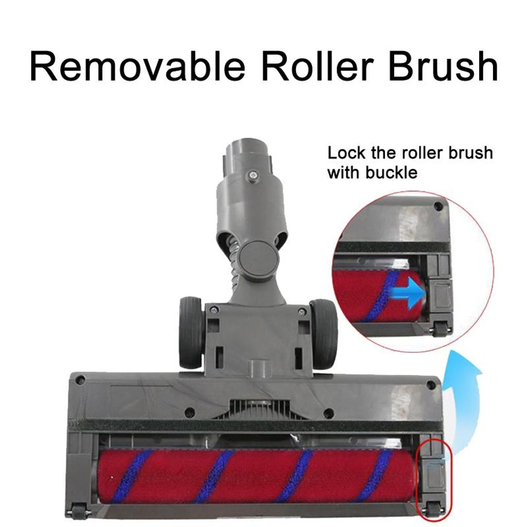 Golvborsthuvud med LED-belysning 03B roller för Dyson V7/V8/V10/V11