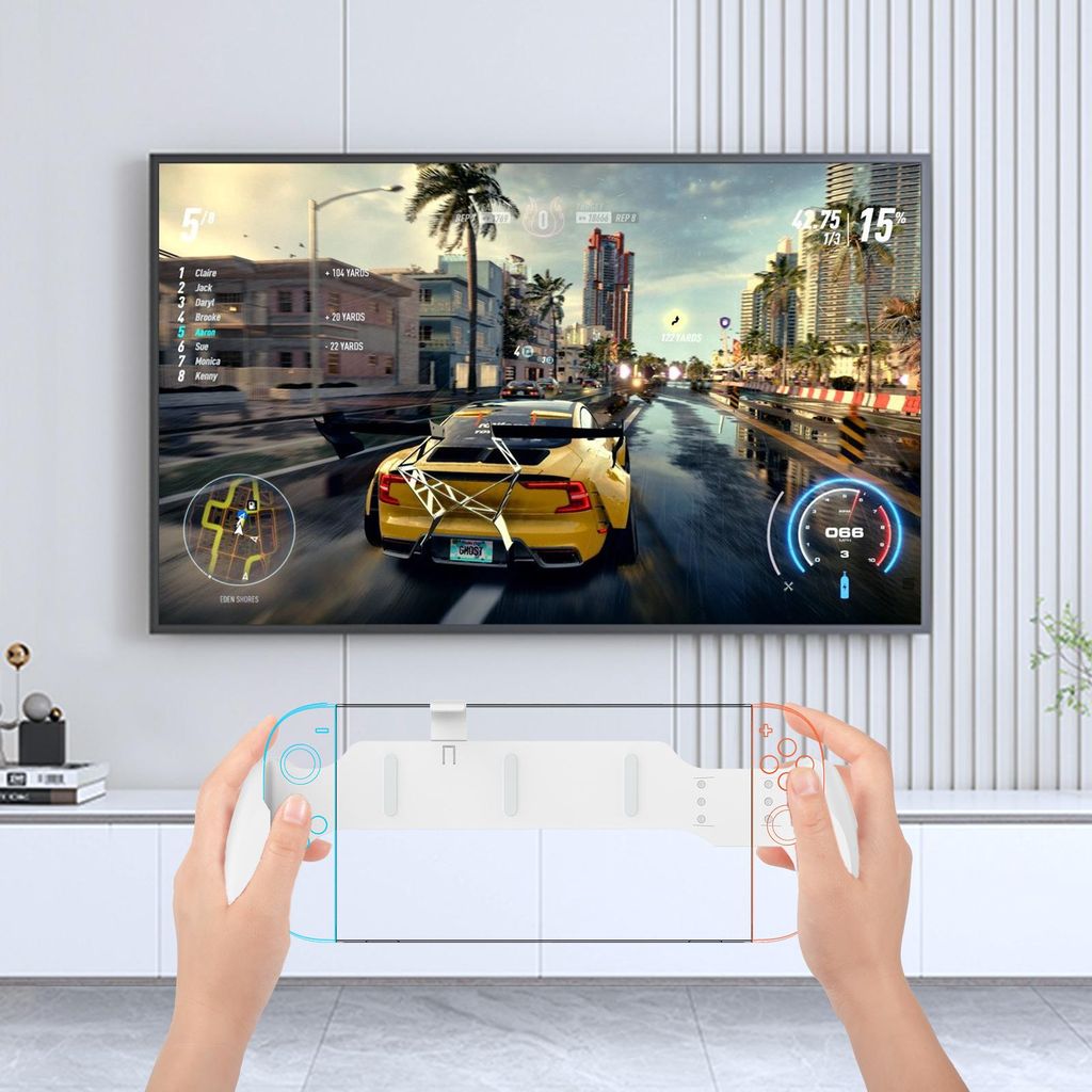 Ergonominen kahva Nintendo Switch 2 / Switch / Switch OLED -ohjaimelle - musta