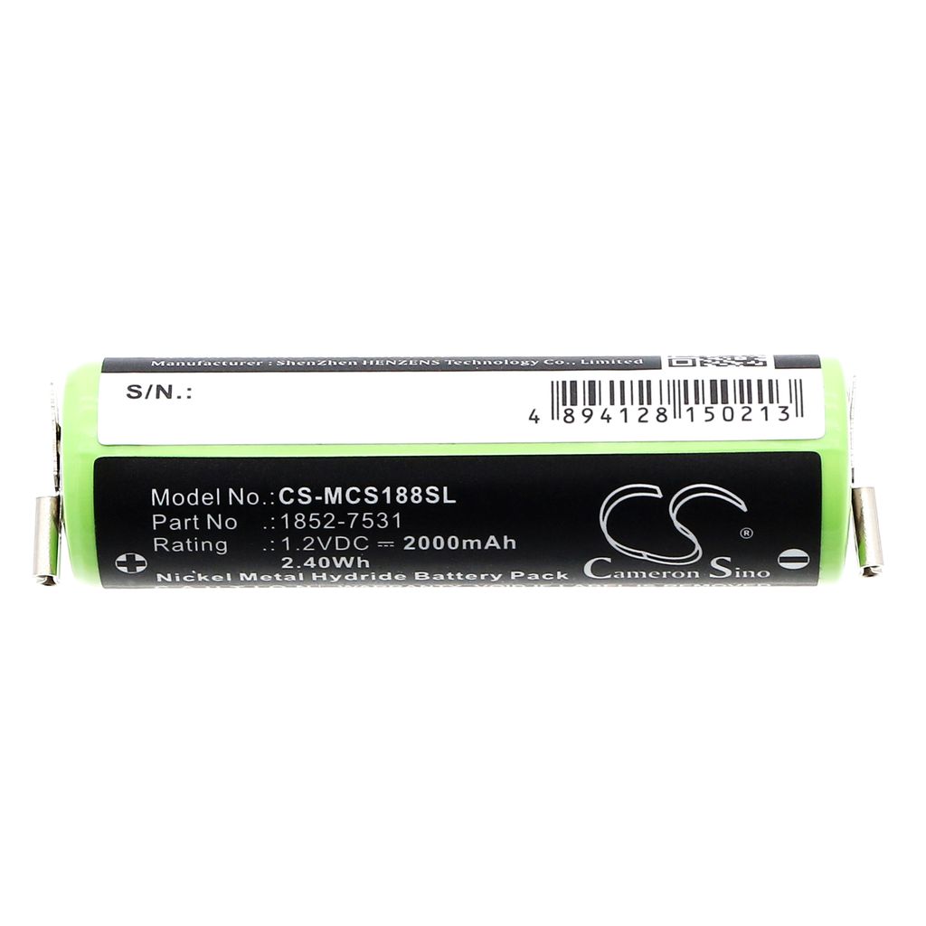 Batteri till Wella Xpert HS50 m.fl. – 2-pack