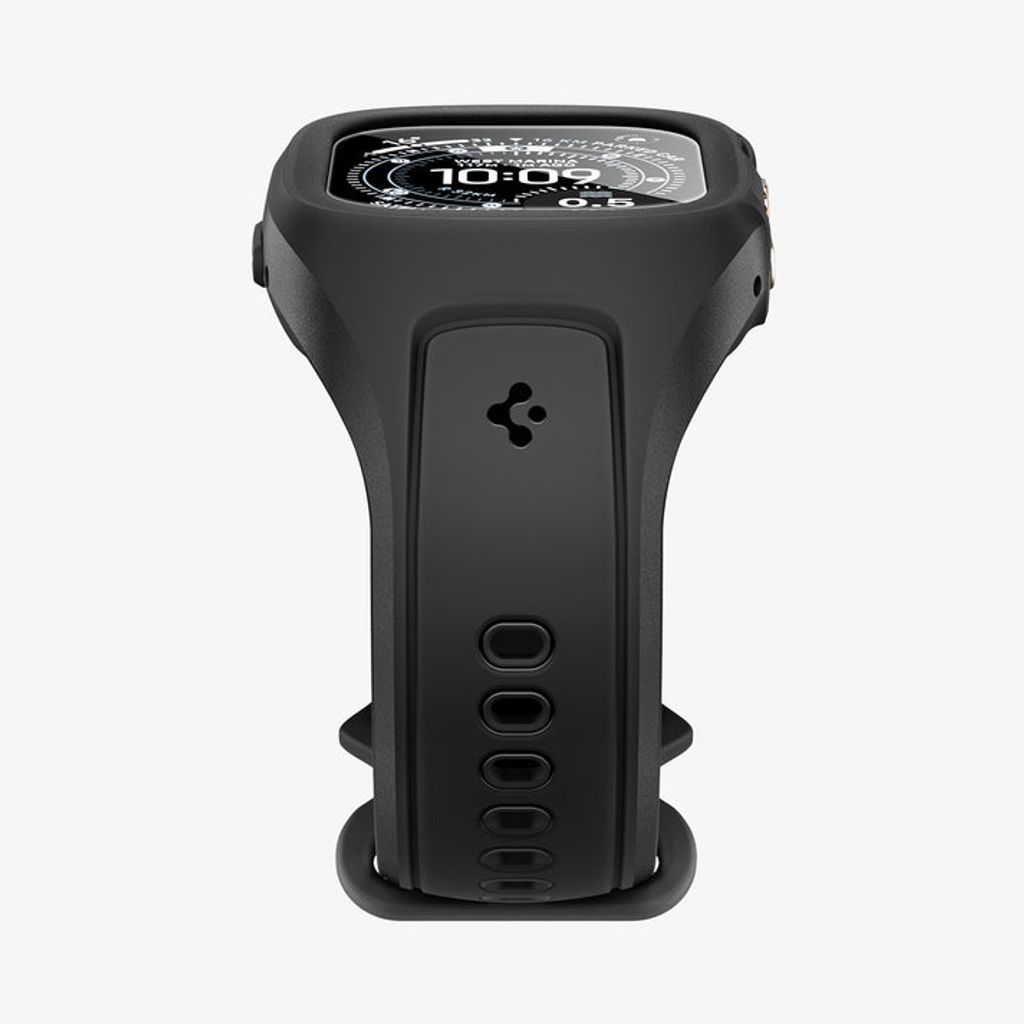 Spigen 3in1 Kellonranneke + Kuori + Näytönsuoja Apple Watch Ultra 4/3/2/1 (49mm) - Musta