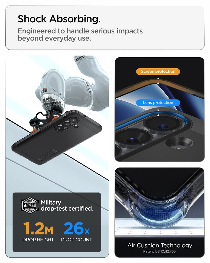 Spigen Samsung Galaxy S26 Tough Armor MagFit Skal - Svart