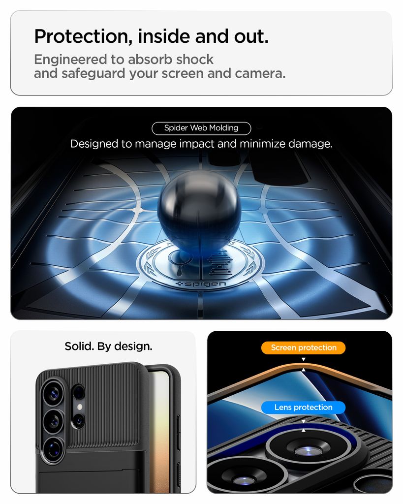 Spigen Galaxy S26 Ultra Slim Armor Skal – Svart