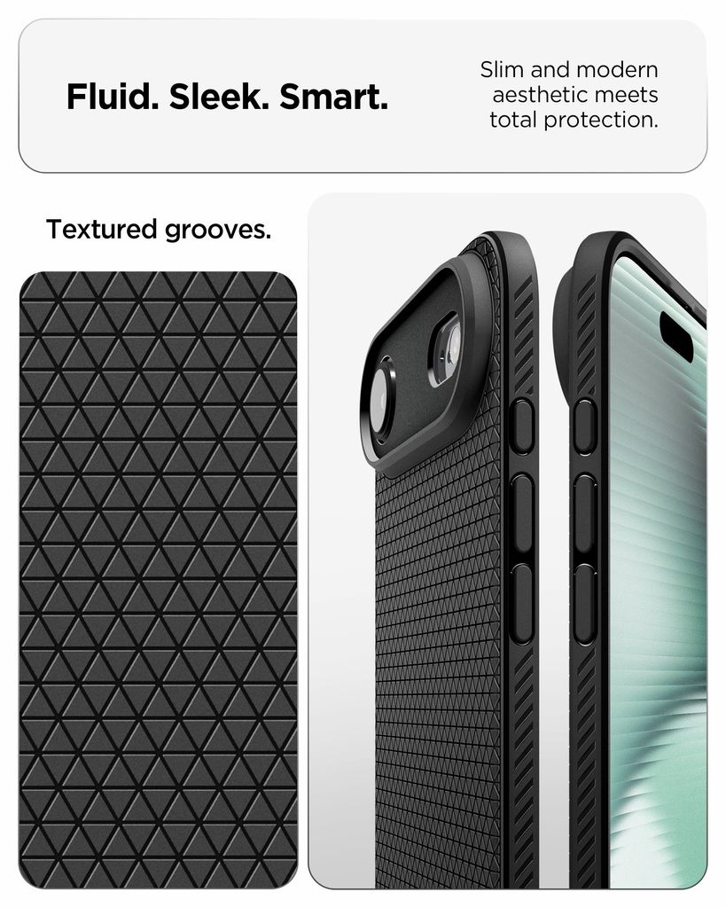 Spigen iPhone 17 Air Liquid Air Case - Matte Black
