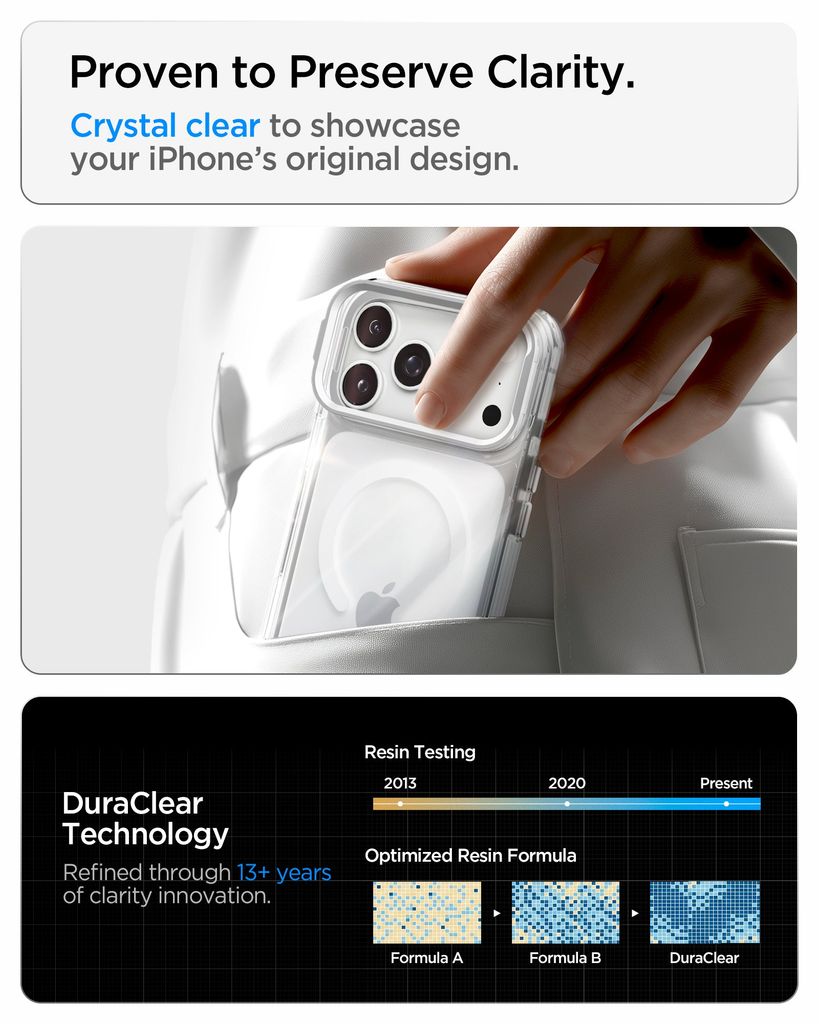 Spigen iPhone 18 Pro/17 Pro Ultra Hybrid Optic S MagFit kuori - Hopea
