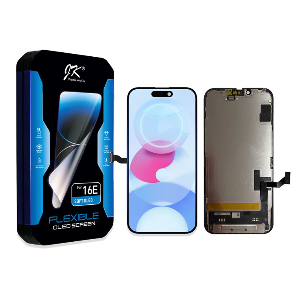 iPhone 17e/16e Soft OLED Näyttö – JK Premium