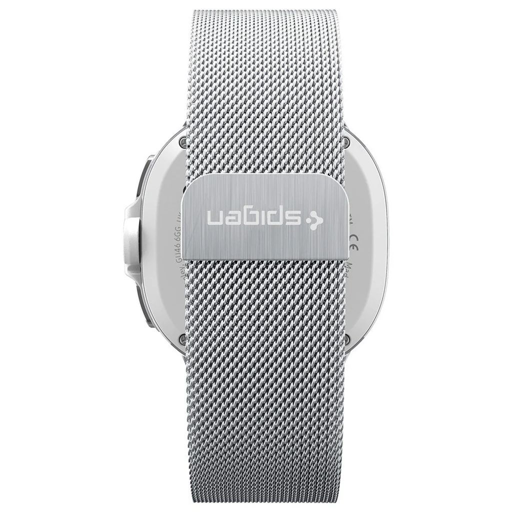 Spigen Metal Fit Link Klokkereim til Galaxy Watch 9/8/8 Classic - Sølv
