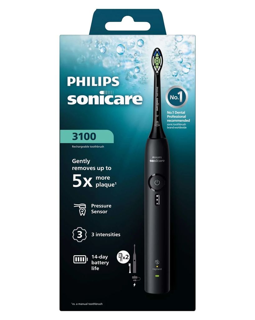 Philips Sonicare 3100 Series eltandborste HX4032/32 – Svart