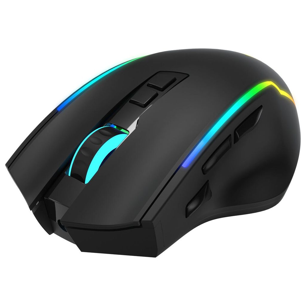 Exibel GMBX-5 trådløs gamingmus RGB – sort