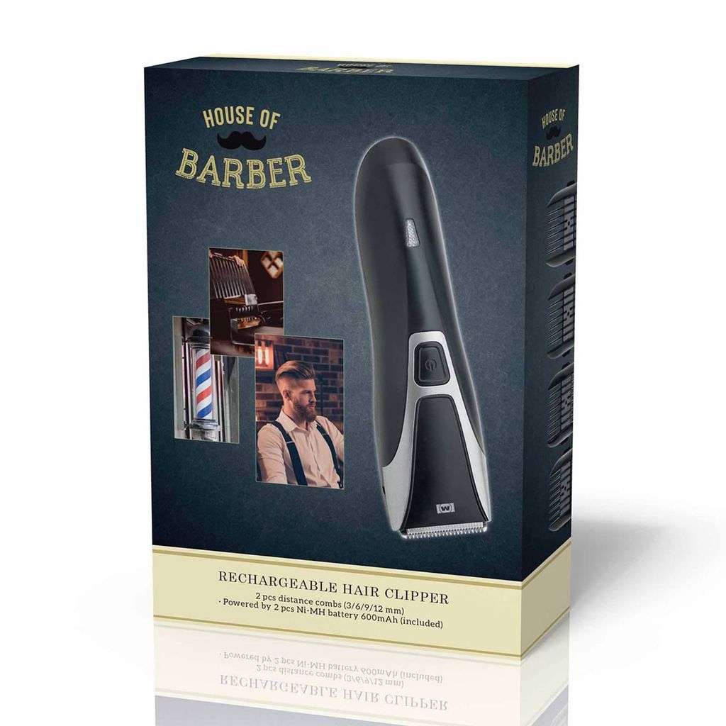 Melissa uppladdningsbar hårtrimmer – svart