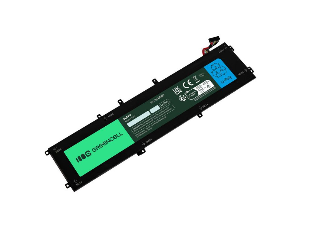 Greencell Batteri för Dell 6GTPY/GPM03 Dell Precision 5530/5520/5540/XPS15