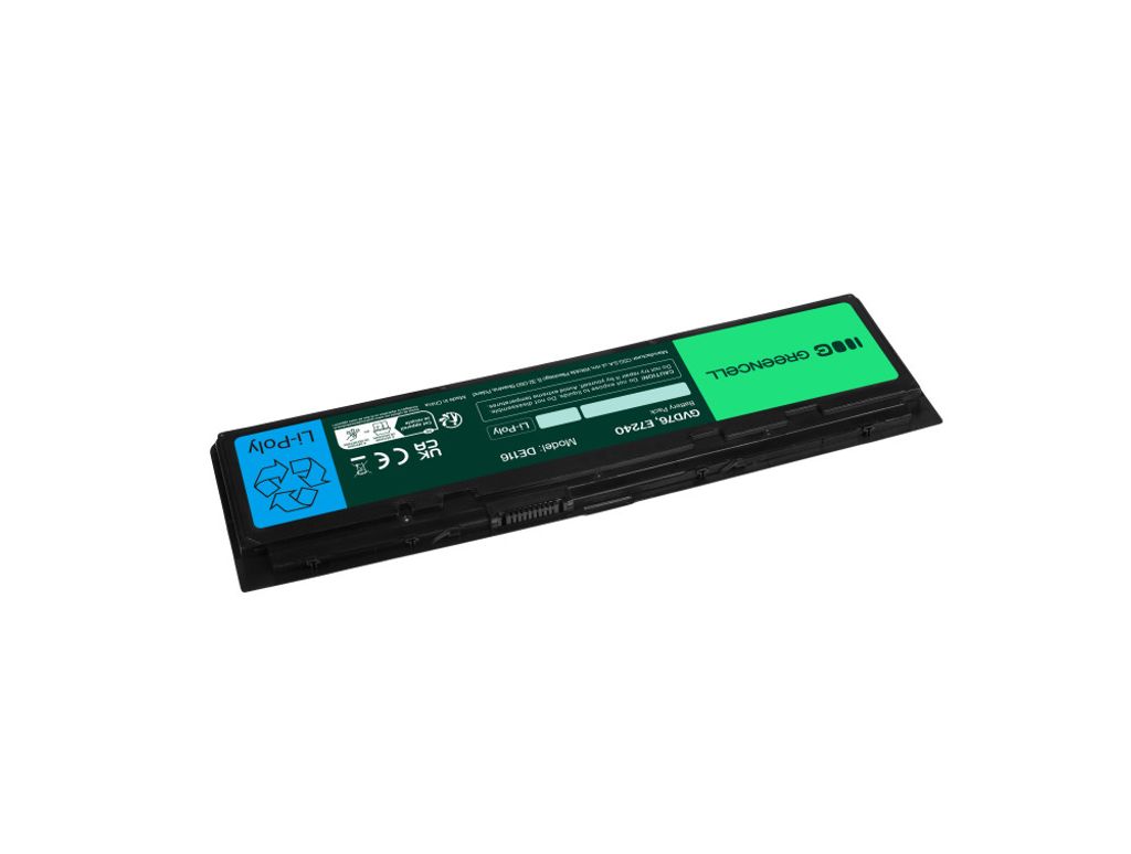 Green Cell Akku für Dell Latitude E7240, E7250 usw. 2400mAh, 11,1V