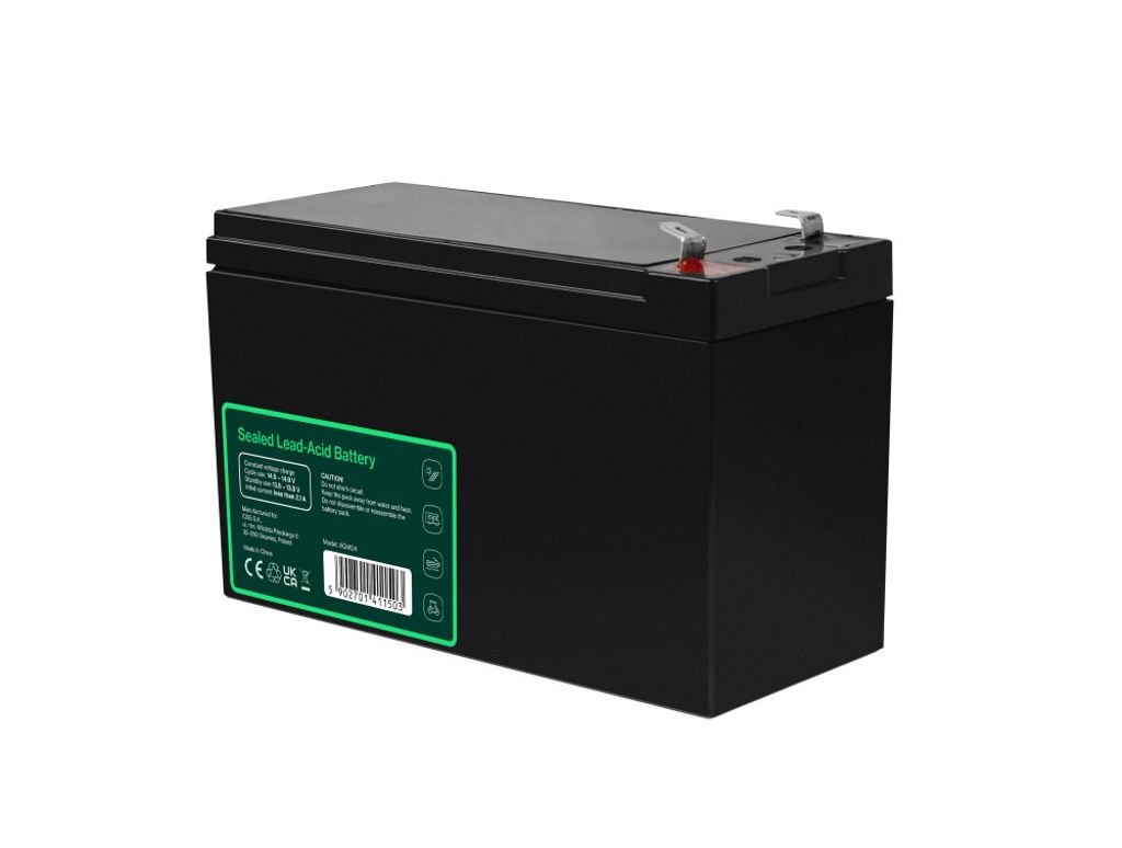 Green Cell AGM VRLA 12V 7Ah underhållsfritt batteri för UPS-enheter