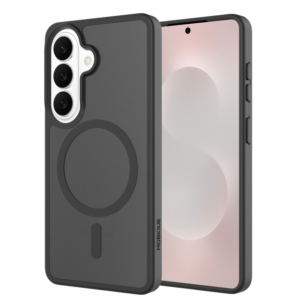 Mobique Samsung Galaxy S26 MagSafe Hybrid Cover - Frostet Sort