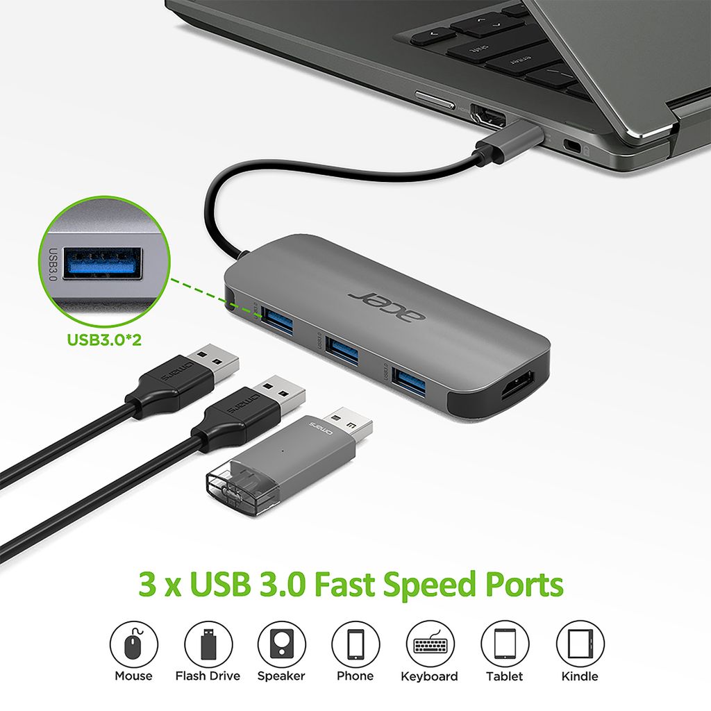 Acer USB-C 7-i-1 Adapter