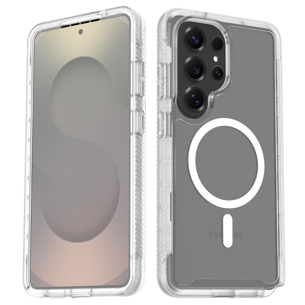 Mobique Samsung Galaxy S26 Ultra Fulddækkende MagSafe-cover - Gennemsigtig