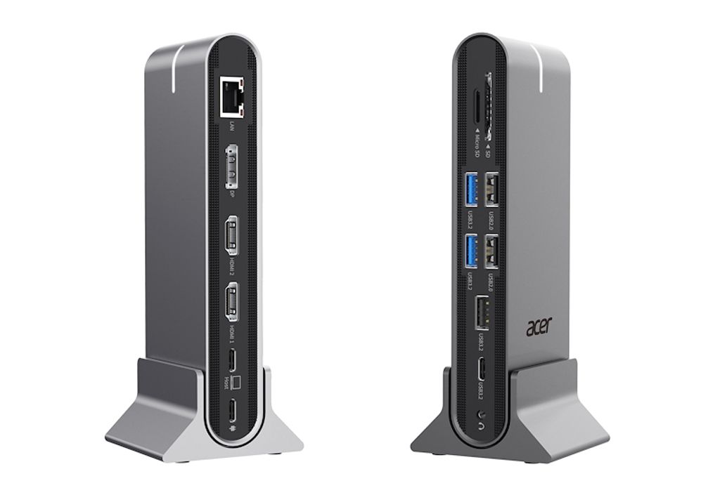 Acer USB-C Universal 15-i-1 HDMI DP 1GbE Dokkingstasjon