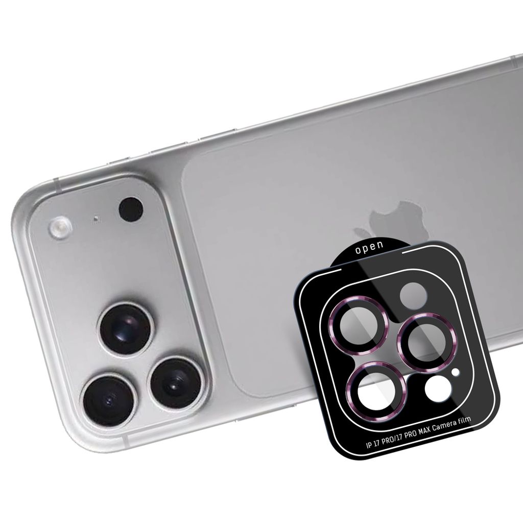 3mk Lens Protection Pro Linsebeskytter till iPhone 18 Pro/18 Pro Max - Burgunder