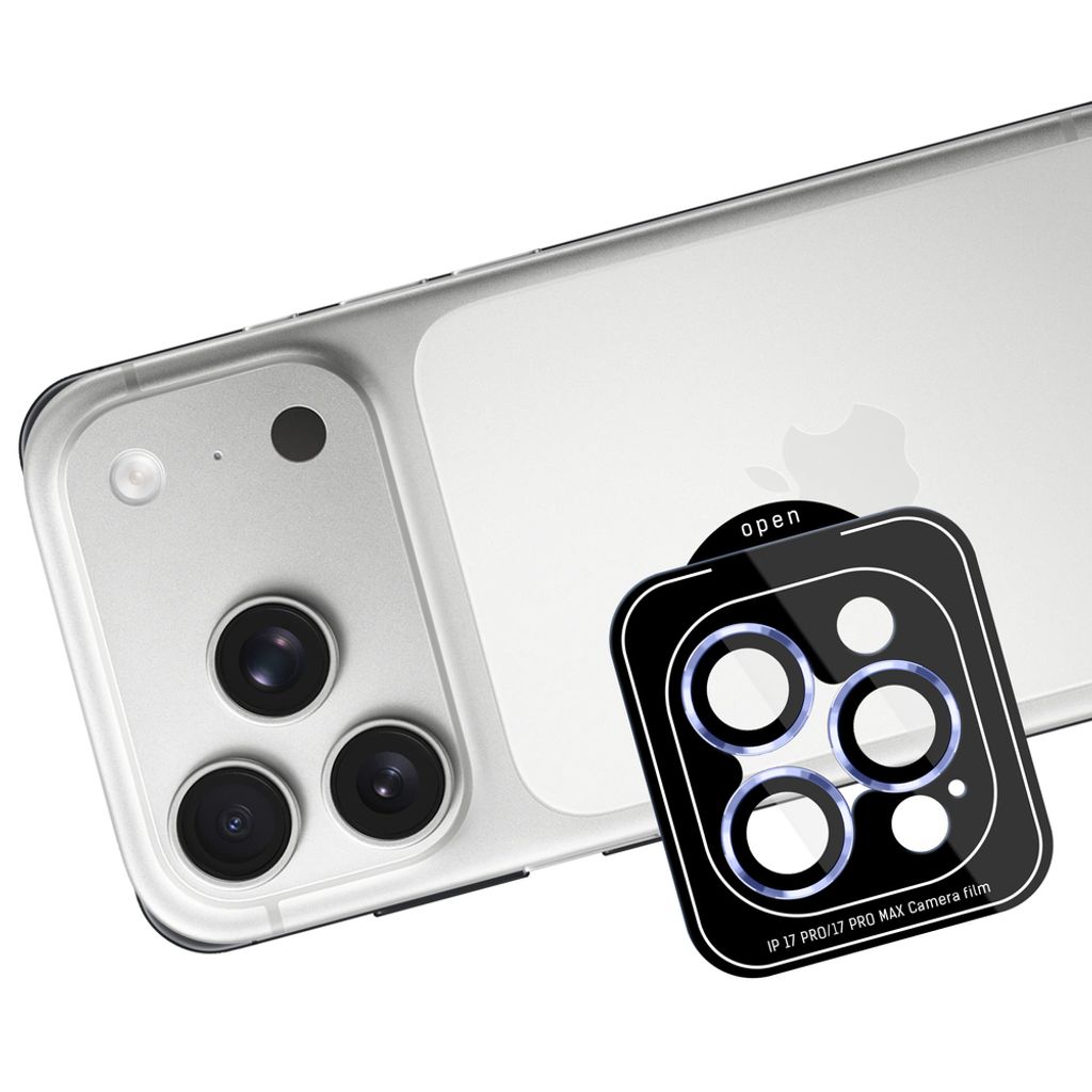 3mk Lens Protection Pro Linsebeskyttelse till iPhone 18 Pro/18 Pro Max - Lyseblå