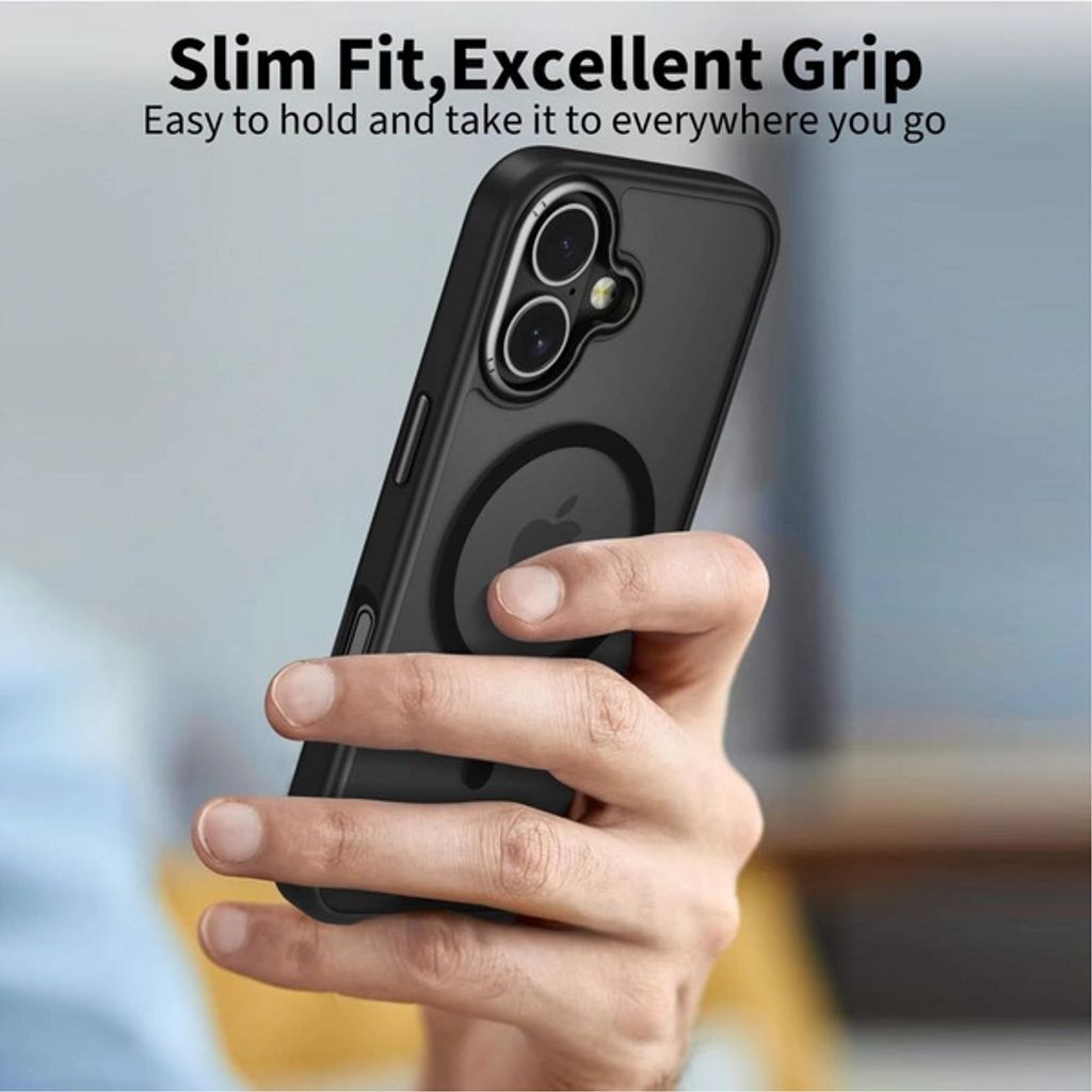 Tech-Protect MagEdge MagSafe Case  for iPhone 17 - Matte Black
