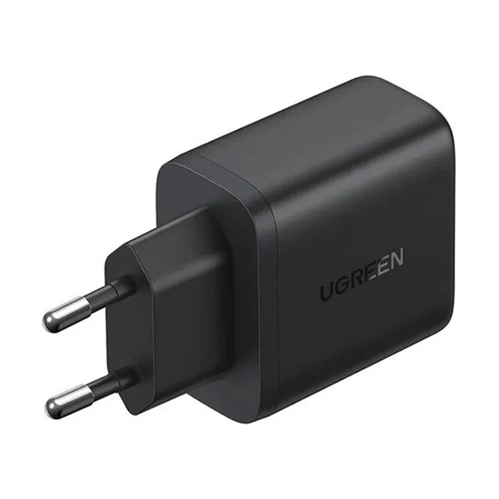 Ugreen X227 20W GaN-vegglader med USB-A og USB-C – svart