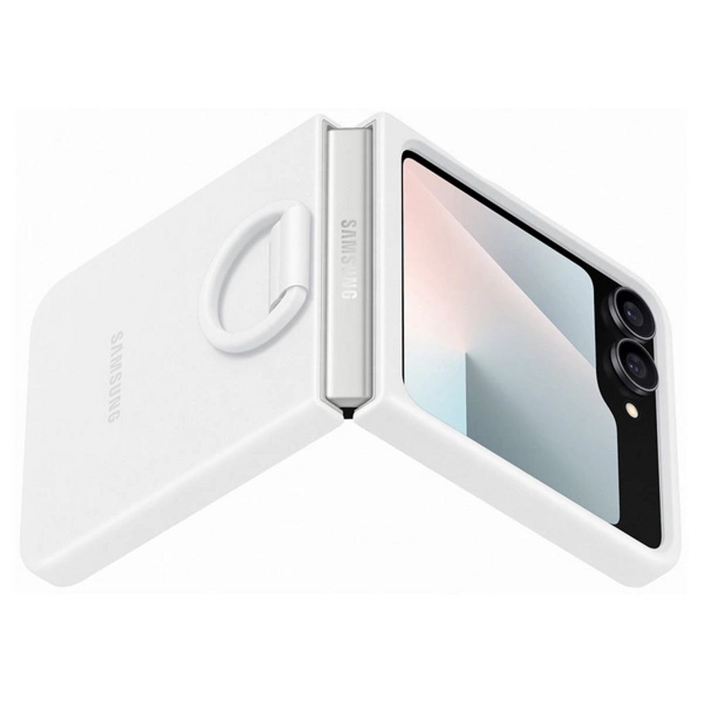 Samsung Silicone Kuori  Samsung Galaxy Z Flip7 FE - Valkoinen