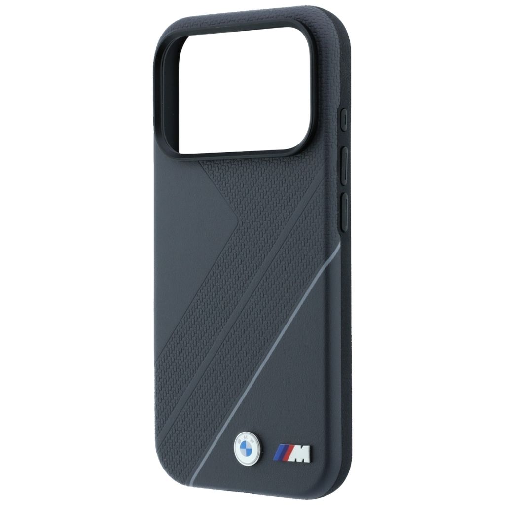 BMW M Tire Track with Silver Line MagSafe -kuori till iPhone 18 Pro/17 Pro - Harmaa