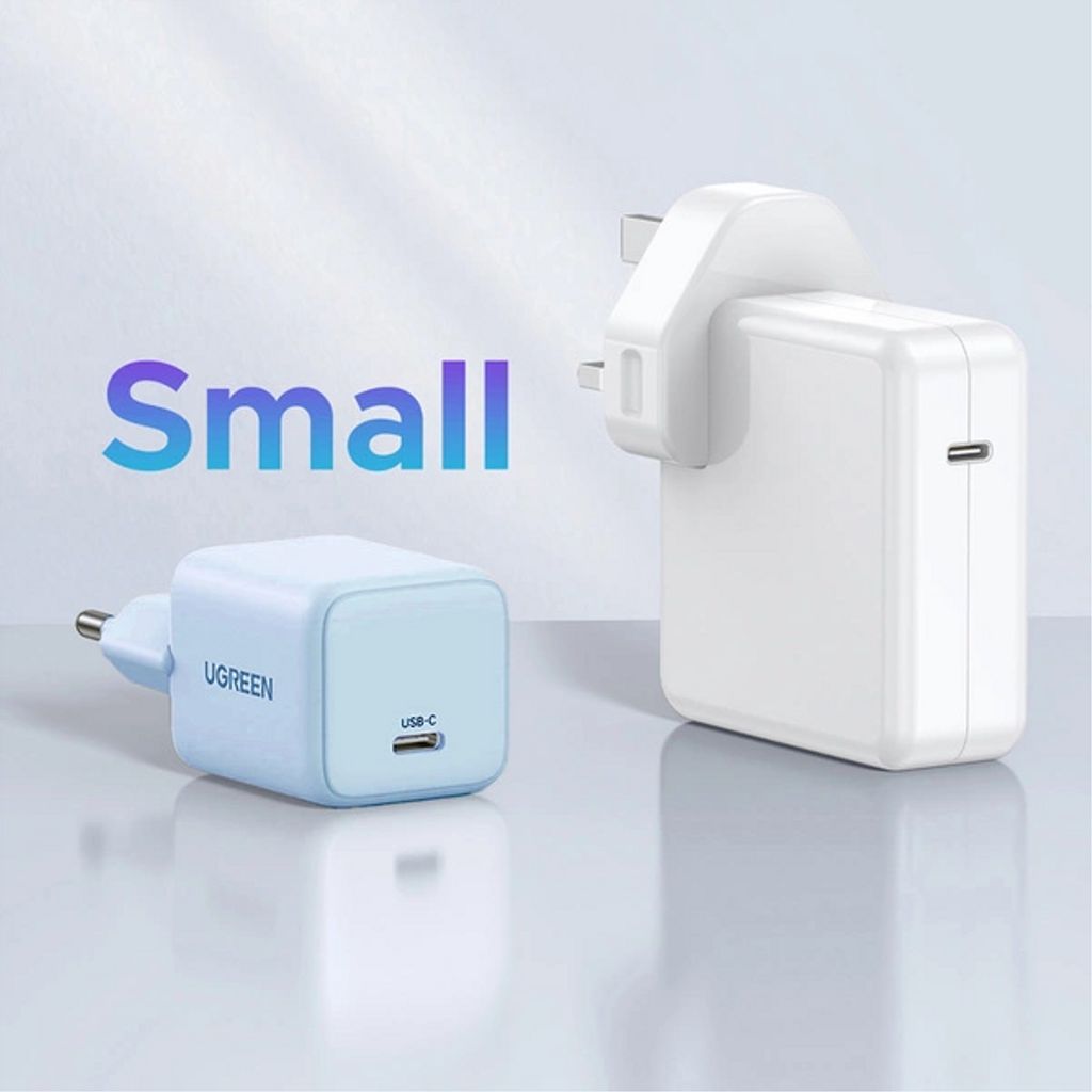 Ugreen X512 20W GaN 1x USB-C Vegglader – Blå