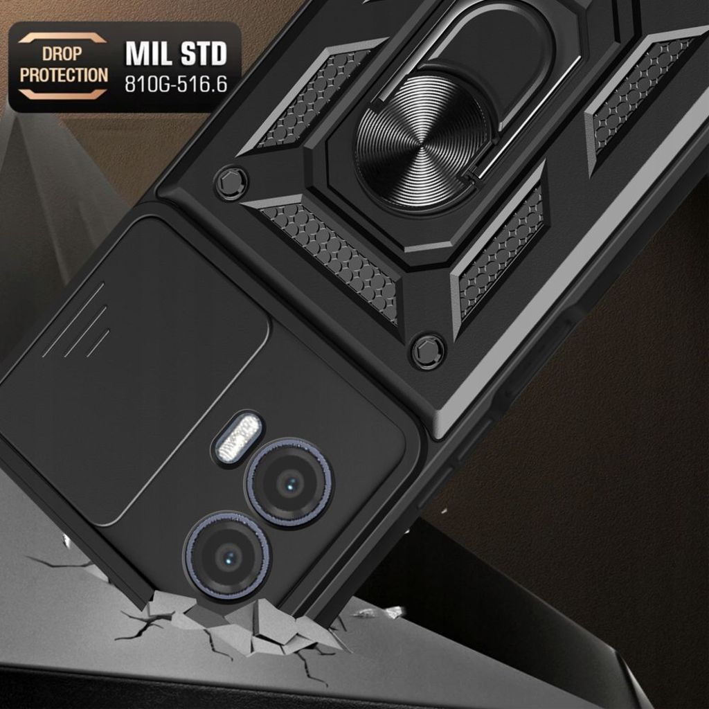 Tech-Protect CamShield Pro Skal till Motorola Moto G73 5G - Svart