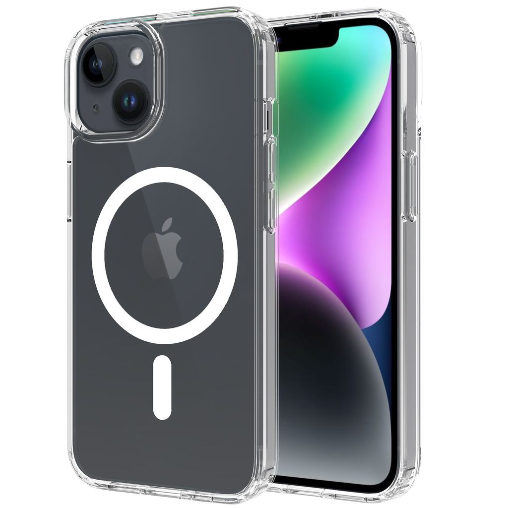 Mobique iPhone 13 Hybrid Cover MagSafe - Gennemsigtig