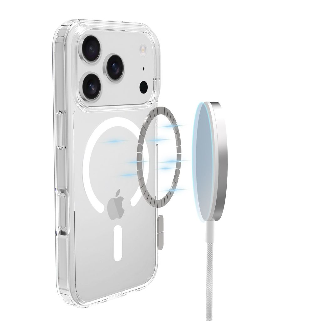 Mobique iPhone 17 Pro Hybrid Cover MagSafe - Gennemsigtig