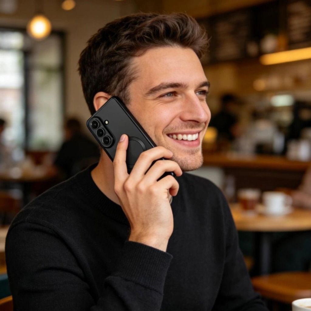 Tech-Protect MagFlex MagSafe Cover til Samsung Galaxy S26 Plus - Gennemsigtig sort