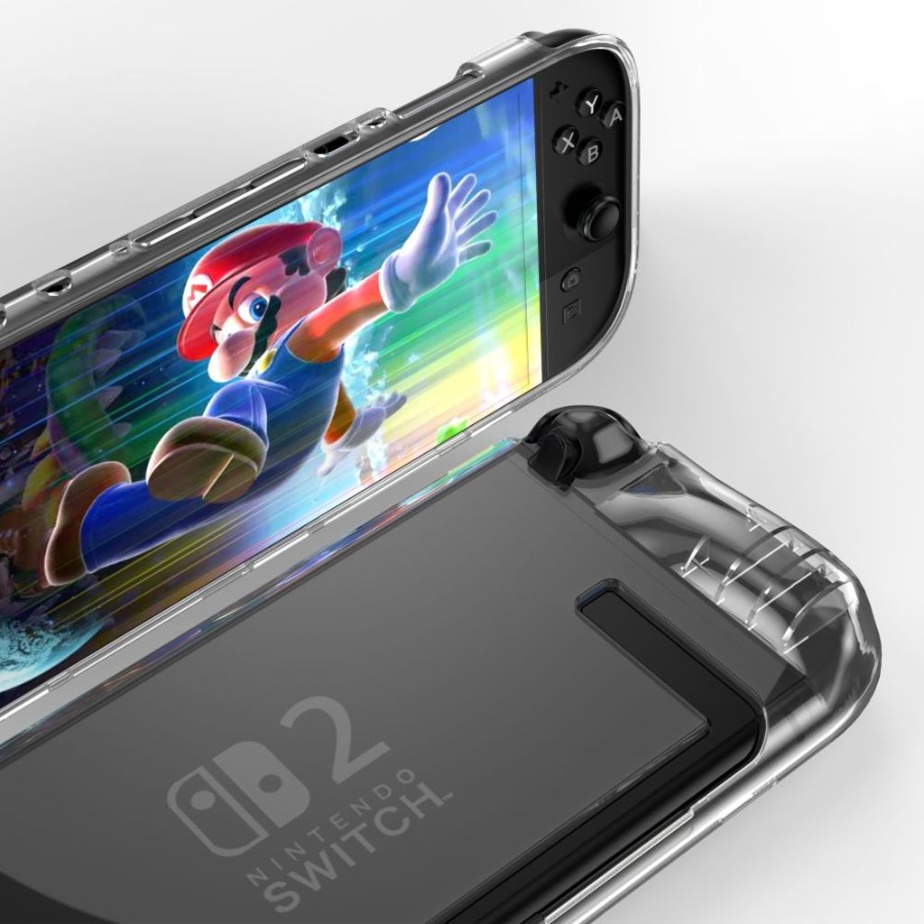 Tech-Protect FlexAir cover til Nintendo Switch 2 - Gennemsigtig