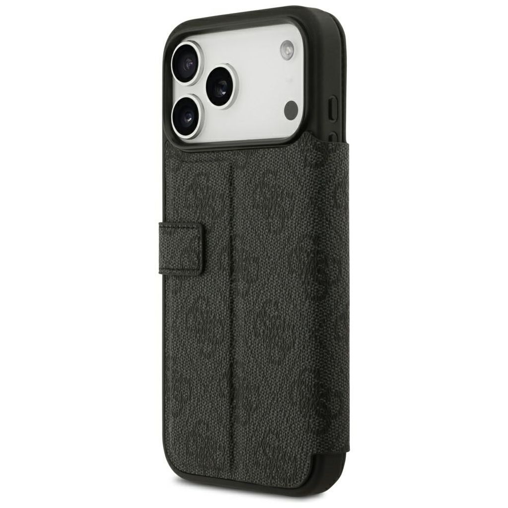 Guess 4G Metal Logo -kotelo  iPhone 18 Pro Max/17 Pro Max:lle - Musta