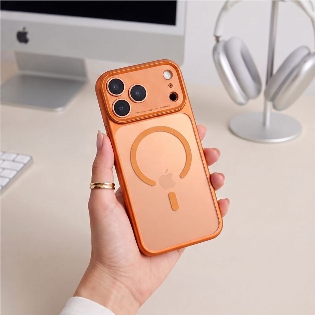 Tech-Protect MagPrime CC MagSafe -kuori iPhone 18 Pro/17 Pro:lle - Oranssi