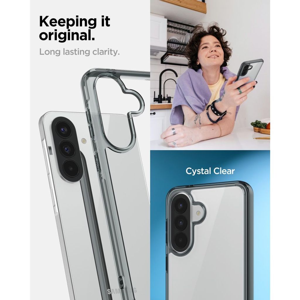 Spigen Ultra Hybrid Cover til Samsung Galaxy A57 5G - Gennemsigtig
