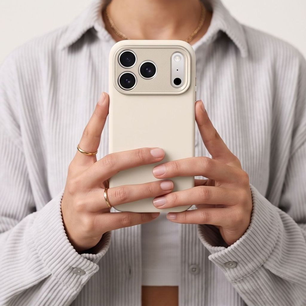 Tech-Protect Uniq CC MagSafe -kuori  iPhone 18 Pro Max/17 Pro Max:lle - Beige